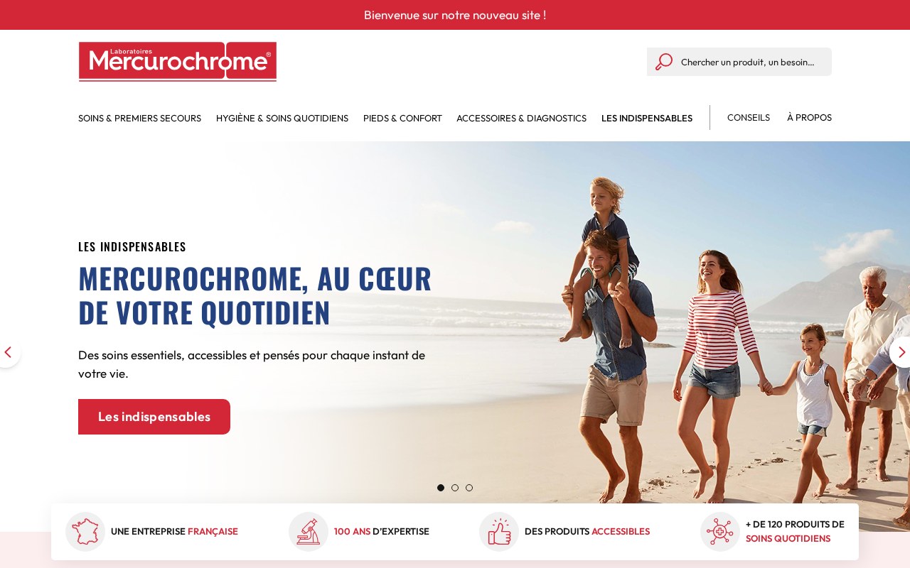 Aperçu du site Mercurochrome.fr